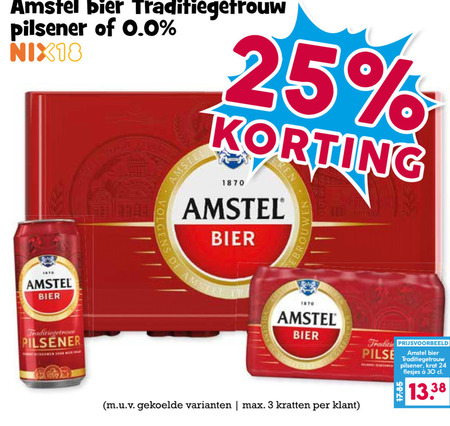 Amstel   krat bier folder aanbieding bij  Boons&nbsp;Markt - details