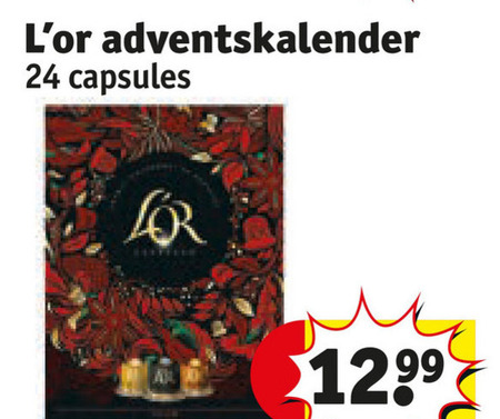 Douwe Egberts L Or   adventskalender, koffiecups folder aanbieding bij  Kruidvat - details