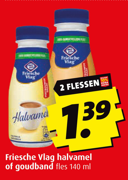 Friesche Vlag   koffiemelk folder aanbieding bij  Boni - details