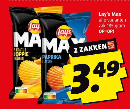 Lays   chips folder aanbieding bij  Boni - details