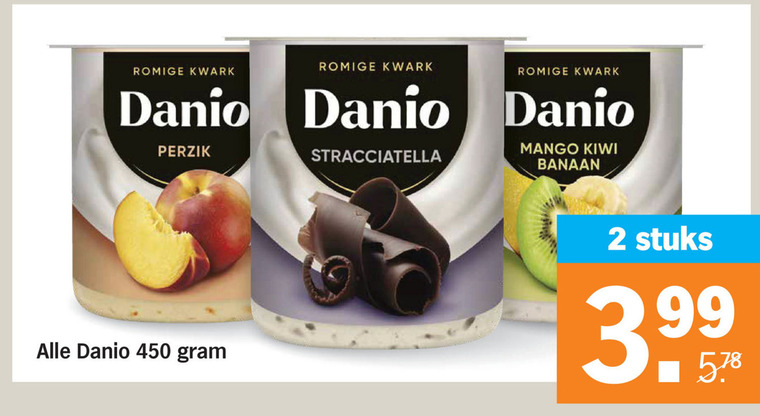 Danone Danio   kwark folder aanbieding bij  Albert&nbsp;Heijn - details