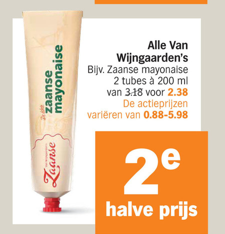 Wijngaarden   mayonaise folder aanbieding bij  Albert&nbsp;Heijn - details