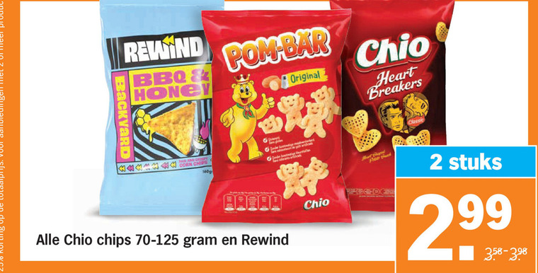 Chio   zoutje, chips folder aanbieding bij  Albert&nbsp;Heijn - details