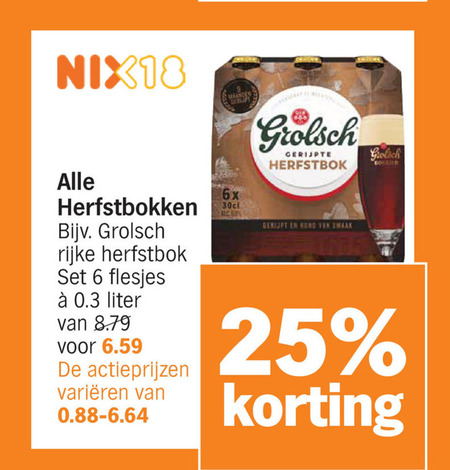 Brand   bokbier folder aanbieding bij  Albert&nbsp;Heijn - details