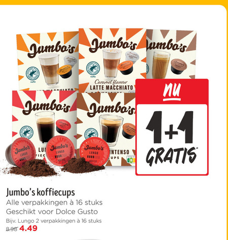 Jumbo Huismerk   dolce gusto capsules folder aanbieding bij  Jumbo - details