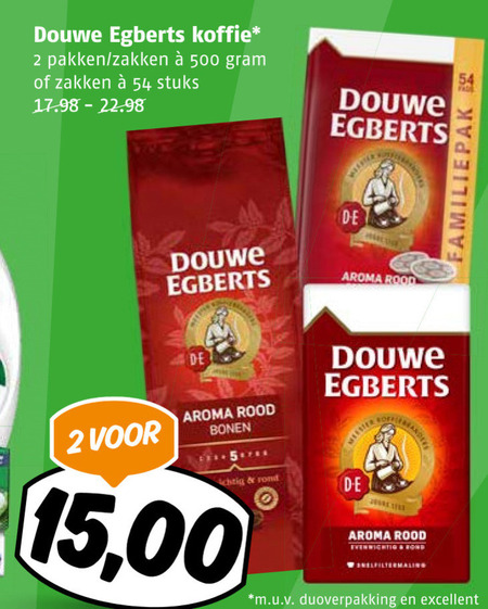 Douwe Egberts   koffie, koffiepad folder aanbieding bij  Poiesz - details