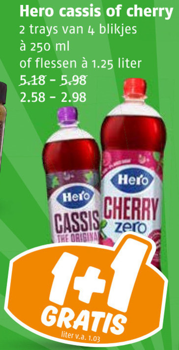 Hero   frisdrank folder aanbieding bij  Poiesz - details