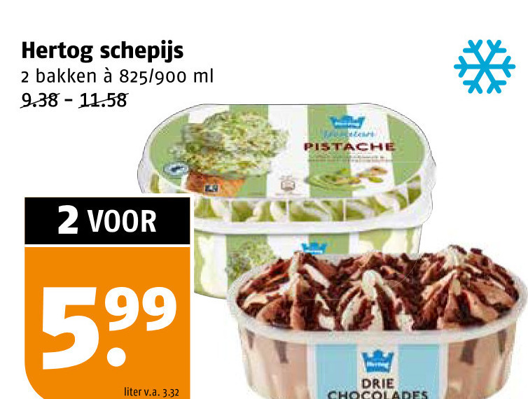 Hertog   ijsspecialiteit folder aanbieding bij  Poiesz - details