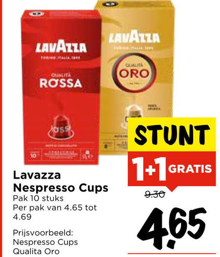 Lavazza   koffiecups folder aanbieding bij  Vomar - details