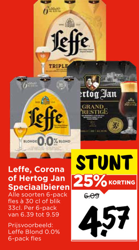 Hertog Jan   blikje bier, speciaalbier folder aanbieding bij  Vomar - details