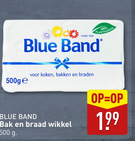 Blue Band   olie en vetten folder aanbieding bij  Aldi - details