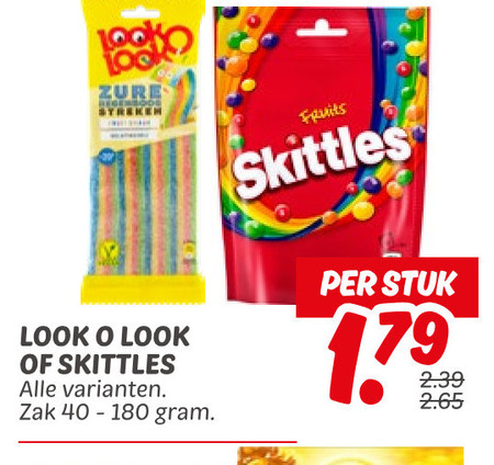 Skittles   snoep folder aanbieding bij  Dekamarkt - details