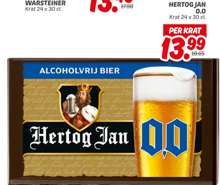 Hertog Jan   alcoholvrij bier folder aanbieding bij  Dekamarkt - details