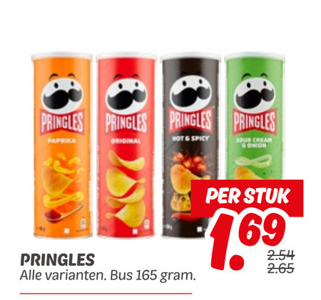 Pringles   chips folder aanbieding bij  Dekamarkt - details