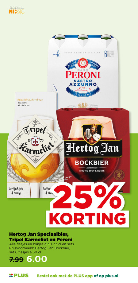 Hertog Jan   speciaalbier folder aanbieding bij  Plus - details
