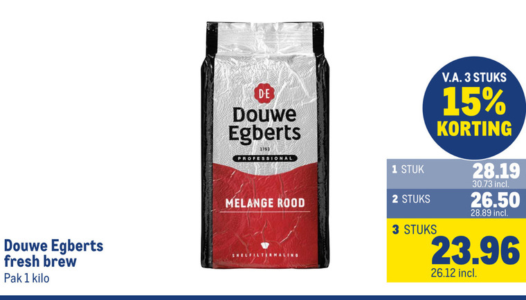 Douwe Egberts   koffie folder aanbieding bij  Makro - details