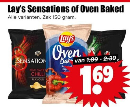 Lays   chips folder aanbieding bij  Dirk - details