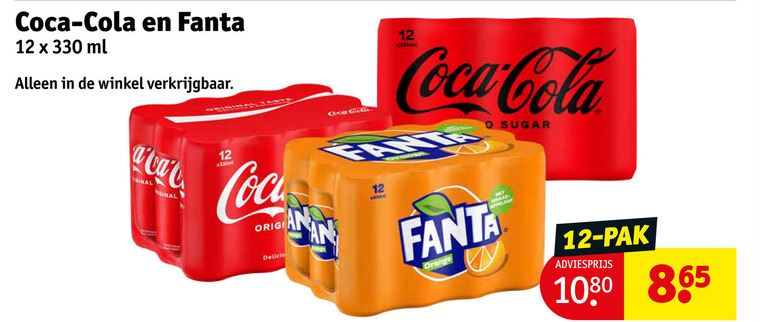 Fanta   cola, frisdrank folder aanbieding bij  Kruidvat - details