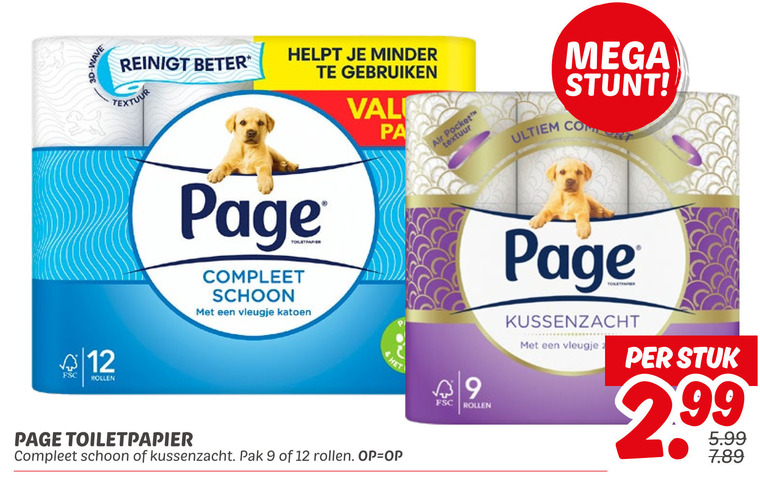 Page   toiletpapier folder aanbieding bij  Dekamarkt - details