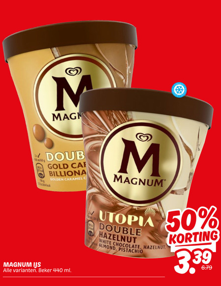 Magnum   ijsspecialiteit folder aanbieding bij  Dekamarkt - details