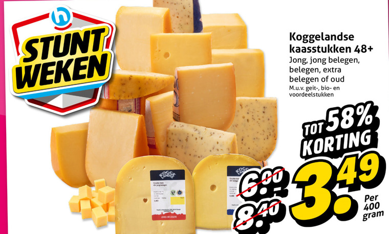Koggelandse   kaas folder aanbieding bij  Hoogvliet - details