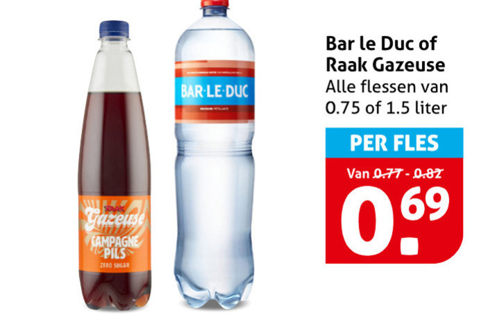 Raak   frisdrank folder aanbieding bij  Hoogvliet - details