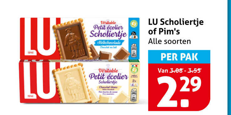 Lu   biscuits folder aanbieding bij  Hoogvliet - details