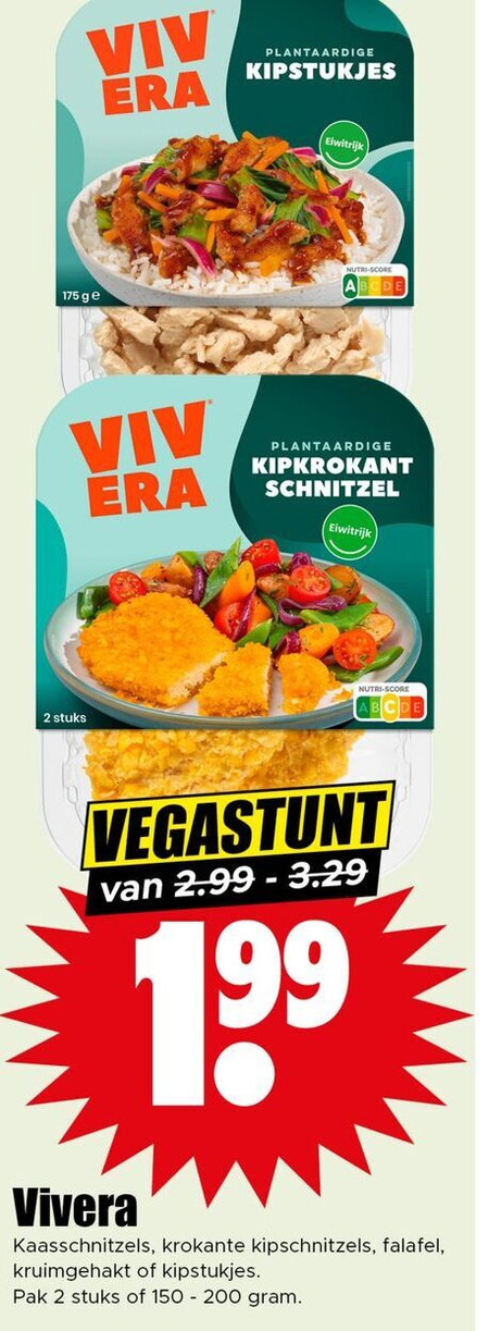 Vivera   vegetarisch folder aanbieding bij  Dirk - details