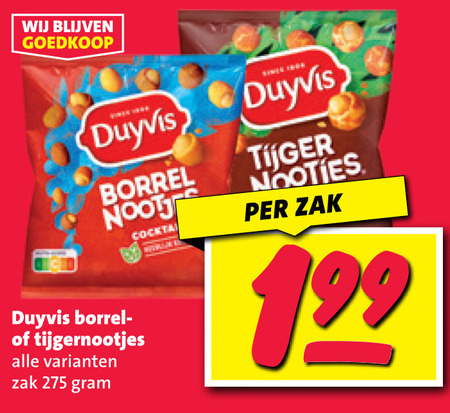 Duyvis   borrelnootjes folder aanbieding bij  Nettorama - details