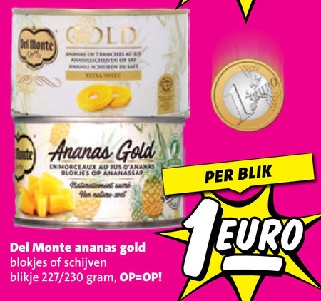 Del Monte   ananasschijven folder aanbieding bij  Nettorama - details