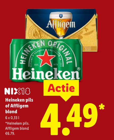 Affligem   speciaalbier, blikje bier folder aanbieding bij  Lidl - details