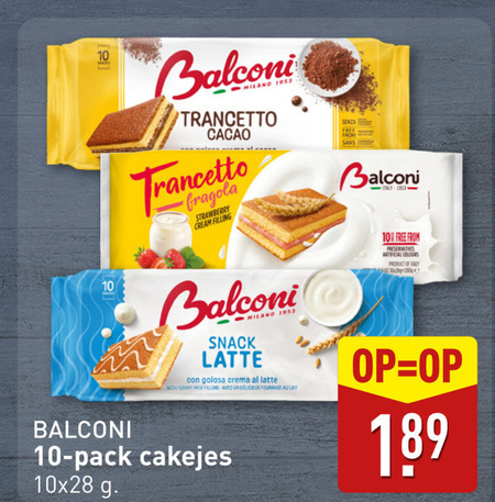 Balconi   cakejes folder aanbieding bij  Aldi - details