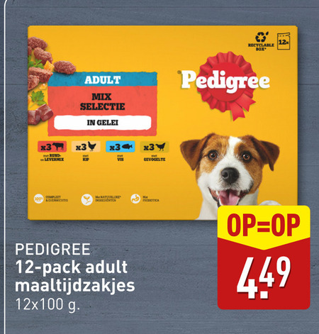 Pedigree   hondenvoer folder aanbieding bij  Aldi - details