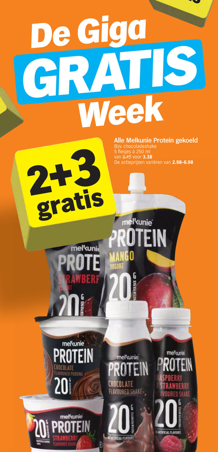 Melkunie   zuivelsnack folder aanbieding bij  Albert&nbsp;Heijn - details