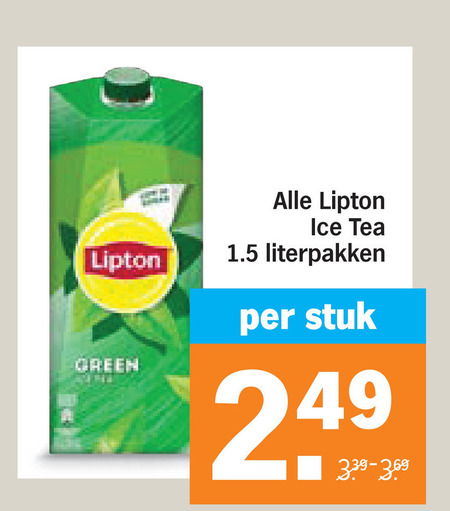 Lipton   ice tea folder aanbieding bij  Albert&nbsp;Heijn - details