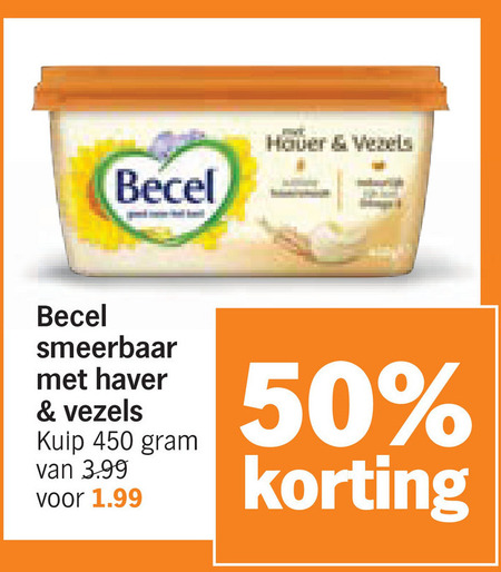Becel   margarine folder aanbieding bij  Albert&nbsp;Heijn - details