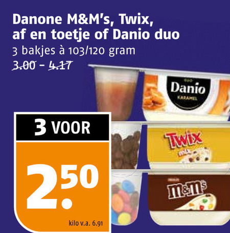 Danone Danio   toetje folder aanbieding bij  Poiesz - details