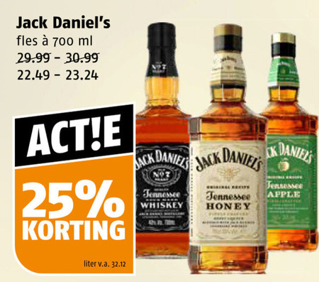 Jack Daniels   whisky folder aanbieding bij  Poiesz - details