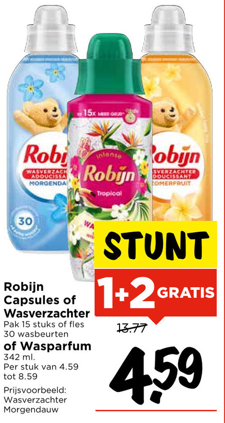 Robijn   wasverzachter folder aanbieding bij  Vomar - details