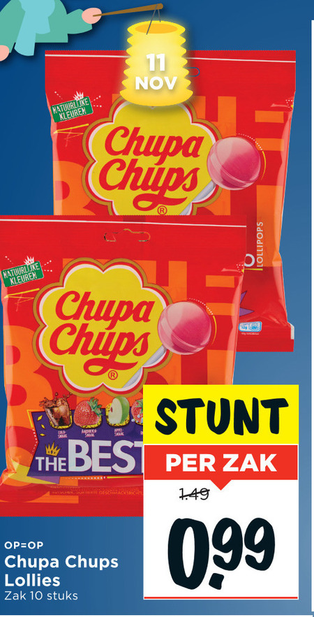 Chupa Chups   lollie folder aanbieding bij  Vomar - details