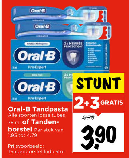 Oral-B   tandpasta, tandenborstel folder aanbieding bij  Vomar - details