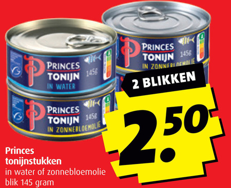 Princes   tonijn in blik folder aanbieding bij  Boni - details