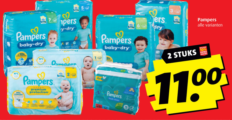 Pampers   luierbroekjes, luiers folder aanbieding bij  Boni - details