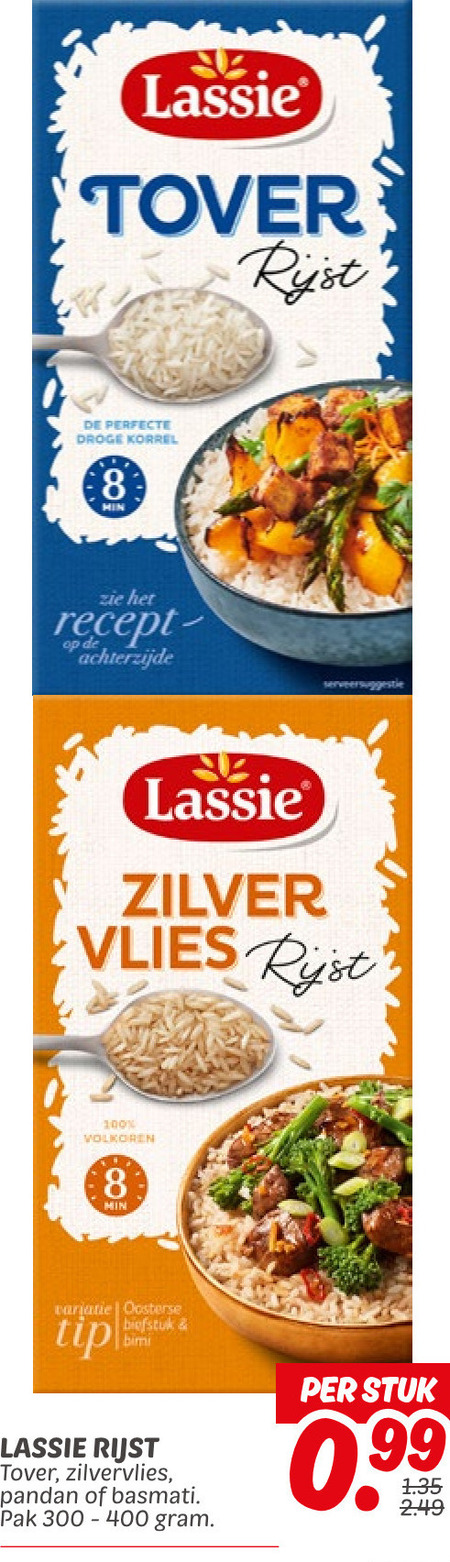Lassie   rijst folder aanbieding bij  Dekamarkt - details