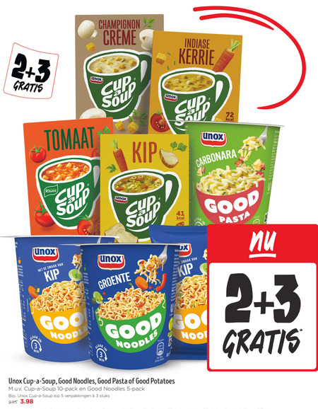 Unox   soep, noodles folder aanbieding bij  Jumbo - details