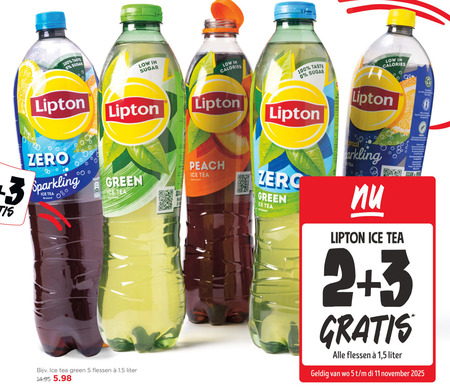 Lipton   ice tea folder aanbieding bij  Jumbo - details