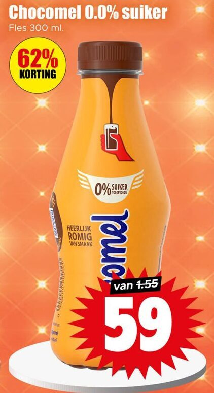 Chocomel   chocolademelk folder aanbieding bij  Dirk - details