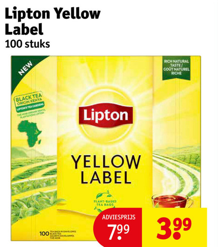 Lipton   thee folder aanbieding bij  Kruidvat - details
