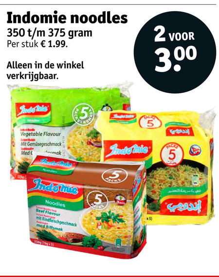 Indomie   noodles folder aanbieding bij  Kruidvat - details