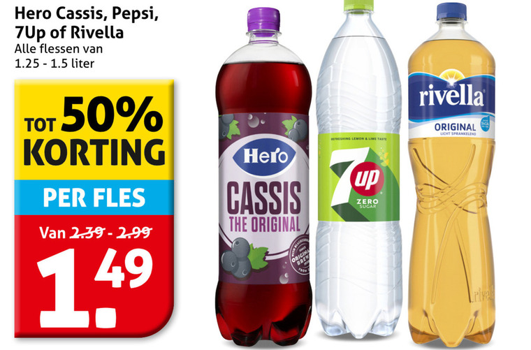 Rivella   frisdrank folder aanbieding bij  Hoogvliet - details